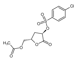 5-O-acetyl-2-O-((4-chlorophenyl)sulfonyl)-3-deoxy-D-erythro-penonic acid γ-lactone CAS:97551-63-8 manufacturer & supplier