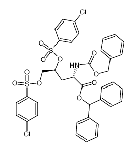 N-(benzyloxycarbonyl)-4,5-bis(((4-chlorophenyl)sulfonyl)oxy)-4-D-threo-L-norvaline diphenylmethyl ester CAS:97551-71-8 manufacturer & supplier