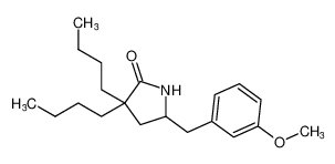 2-Pyrrolidinone, 3,3-dibutyl-5-[(3-methoxyphenyl)methyl]- CAS:97561-88-1 manufacturer & supplier