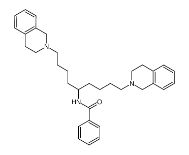 N-{5-(3,4-dihydro-1H-isoquinolin-2-yl)-1-[4-(3,4-dihydro-1H-isoquinolin-2-yl)-butyl]-pentyl}-benzamide CAS:97573-27-8 manufacturer & supplier