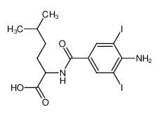 2-(4-amino-3,5-diiodo-benzoylamino)-5-methyl-hexanoic acid CAS:97575-31-0 manufacturer & supplier