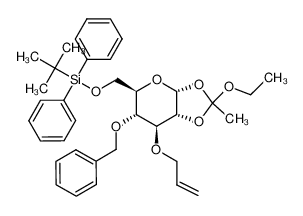 3-O-allyl-4-O-benzyl-6-O-(tert-butyldiphenylsilyl)-1,2-O-(ethoxyethylidene)-α-D-glucopyranose CAS:97576-44-8 manufacturer & supplier