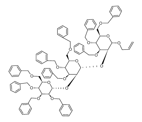 allyl 3,4,6-tri-O-benzyl-2-O-(3,4,6-tri-O-benzyl-2-O-(2,3,4,6-tetra-O-benzyl-α-D-mannopyranosyl)-α-D-mannopyranosyl)-α-D-mannopyranoside CAS:97576-75-5 manufacturer & supplier