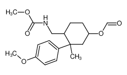 Formic acid 4-(methoxycarbonylamino-methyl)-3-(4-methoxy-phenyl)-3-methyl-cyclohexyl ester CAS:97579-75-4 manufacturer & supplier