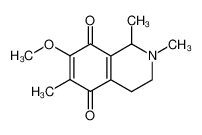 7-methoxy-1,2,6-trimethyl-1,2,3,4,5,8-hexahydroisoquinoline-5,8-dione CAS:97581-19-6 manufacturer & supplier