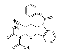 5-acetyl-2-diacetylamino-4-phenyl-3-cyano-4H-pyrano(3,2-b)indole CAS:97583-93-2 manufacturer & supplier