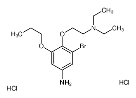 3-bromo-4-[2-(diethylamino)ethoxy]-5-propoxyaniline,dihydrochloride CAS:97593-64-1 manufacturer & supplier