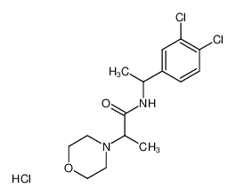 Hydrochlorid v. 2-Morpholino-propionsaeure-(3,4-dichlor-α-methylbenzylamid) CAS:97593-78-7 manufacturer & supplier