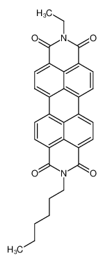 N-hexyl-N'-ethyl-3,4:9,10-perylenetetracarboxyldiimide CAS:97606-94-5 manufacturer & supplier