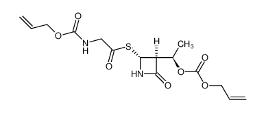 Allyloxycarbonylamino-thioacetic acid S-[(2R,3S)-3-((R)-1-allyloxycarbonyloxy-ethyl)-4-oxo-azetidin-2-yl] ester CAS:97609-20-6 manufacturer & supplier