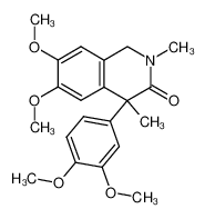 4-(3,4-Dimethoxy-phenyl)-6,7-dimethoxy-2,4-dimethyl-1,4-dihydro-2H-isoquinolin-3-one CAS:97611-50-2 manufacturer & supplier