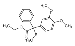 ethyl α-methylthio-α-phenyl-3,4-dimethoxyphenylacetate CAS:97611-70-6 manufacturer & supplier