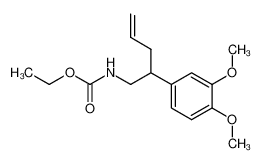 ethyl-N-(2-(3,4-dimethoxyphewnyl)-4-pentenyl)carbamate CAS:97611-84-2 manufacturer & supplier