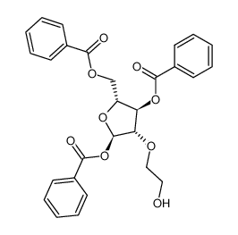 (2R,3S,4R,5R)-5-((benzoyloxy)methyl)-3-(2-hydroxyethoxy)tetrahydrofuran-2,4-diyl dibenzoate CAS:97614-49-8 manufacturer & supplier