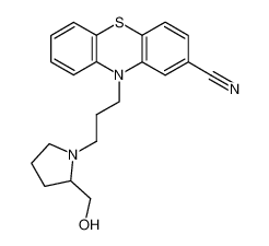 10-[3-(2-Hydroxymethyl-pyrrolidin-1-yl)-propyl]-10H-phenothiazine-2-carbonitrile CAS:97615-09-3 manufacturer & supplier