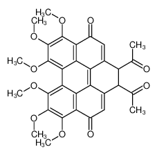 1,2-Diacetyl-5,6,7,8,9,10-hexamethoxy-1,2-dihydro-benzo[ghi]perylene-4,11-dione CAS:97615-21-9 manufacturer & supplier