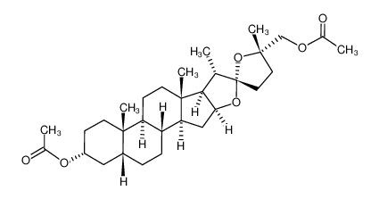 (25S)-3α,26-Diacetoxy-22,25-epoxy-5β,22αH-furostan CAS:97629-19-1 manufacturer & supplier