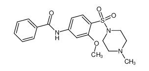 1-[(4-benzamido 2-methoxy)benzenesulfonyl]4-methylpiperazine CAS:97630-55-2 manufacturer & supplier