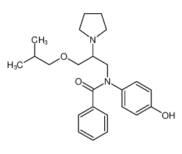 N-(4-hydroxyphenyl)-N-(3-isobutoxy-2-(pyrrolidin-1-yl)propyl)benzamide CAS:97631-55-5 manufacturer & supplier