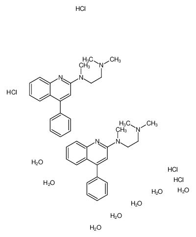 N,N,N'-trimethyl-N'-(4-phenylquinolin-2-yl)ethane-1,2-diamine,heptahydrate,tetrahydrochloride CAS:97633-87-9 manufacturer & supplier