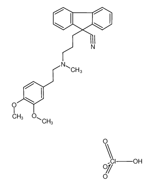 9-cyano-9-(3-(N-methyl-N-homoveratryl-1-propylamino))fluorene perchlorate CAS:97634-11-2 manufacturer & supplier