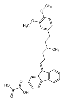 N-methyl-N-homoveratryl-3-(fluoren-9-ylidene)propan-1-amine oxalate CAS:97634-42-9 manufacturer & supplier