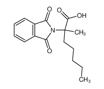 2-methyl-2-phthalimido-heptanoic acid CAS:97637-04-2 manufacturer & supplier