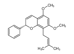 (S)-5,7-dimethoxy-8-(3-methylbut-2-en-1-yl)-2-phenyl-2H-chromene CAS:97640-80-7 manufacturer & supplier