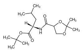 N-(O-Isopropyliden-D-glyceroyl)-L-leucin-tert-butylester CAS:97652-48-7 manufacturer & supplier