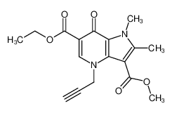 1,2-Dimethyl-7-oxo-4-prop-2-ynyl-4,7-dihydro-1H-pyrrolo[3,2-b]pyridine-3,6-dicarboxylic acid 6-ethyl ester 3-methyl ester CAS:97653-42-4 manufacturer & supplier