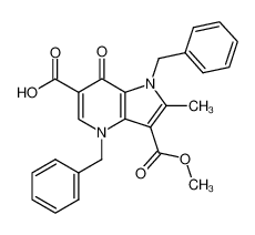 1,4-Dibenzyl-2-methyl-7-oxo-4,7-dihydro-1H-pyrrolo[3,2-b]pyridine-3,6-dicarboxylic acid 3-methyl ester CAS:97653-47-9 manufacturer & supplier