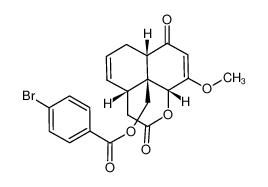 4-Bromo-benzoic acid (3aR,6aS,9aR,9bR)-9-methoxy-2,7-dioxo-3,3a,6,6a,7,9a-hexahydro-2H-benzo[de]chromen-9b-ylmethyl ester CAS:97654-87-0 manufacturer & supplier