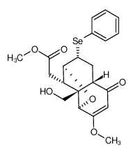 ((1S,2R,4S,8R,9R,10S)-9-Hydroxymethyl-7-methoxy-5-oxo-2-phenylselanyl-11-oxa-tricyclo[6.2.1.04,9]undec-6-en-10-yl)-acetic acid methyl ester CAS:97654-90-5 manufacturer & supplier