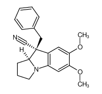 (9R,9aS)-9-Benzyl-6,7-dimethoxy-2,3,9,9a-tetrahydro-1H-pyrrolo[1,2-a]indole-9-carbonitrile CAS:97655-42-0 manufacturer & supplier