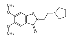 5,6-Dimethoxy-2-(2-pyrrolidin-1-yl-ethyl)-benzo[d]isothiazol-3-one CAS:97655-59-9 manufacturer & supplier