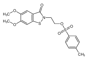 2-(5,6-dimethoxy-3-oxobenzo[d]isothiazol-2(3H)-yl)ethyl 4-methylbenzenesulfonate CAS:97656-04-7 manufacturer & supplier