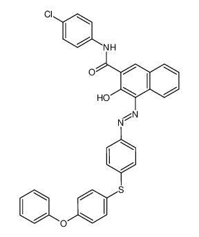 (4'-Phenoxy-diphenylthioether-(4azo4)-(4-chlor-(3-hydroxy-naphthoesaeure-(2))-anilid) CAS:97658-73-6 manufacturer & supplier