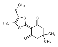 5,5-Dimethyl-2-(4-methyl-5-methylsulfanyl-[1,3]dithiol-2-ylidene)-cyclohexane-1,3-dione CAS:97663-81-5 manufacturer & supplier