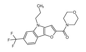 morpholino(4-propyl-6-(trifluoromethyl)-4H-furo[3,2-b]indol-2-yl)methanone CAS:97681-39-5 manufacturer & supplier