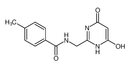 N-((6-hydroxy-4-oxo-1,4-dihydropyrimidin-2-yl)methyl)-4-methylbenzamide CAS:97682-28-5 manufacturer & supplier