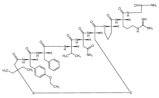 (1-(β-mercapto-β,β-diethylpropionic acid),2-O-ethyltyrosine,4-valine)-arginine-vasopressin CAS:97690-62-5 manufacturer & supplier