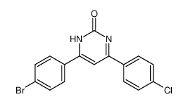 6-(4-bromophenyl)-4-(4-chlorophenyl)-1H-pyrimidin-2-one CAS:97691-64-0 manufacturer & supplier