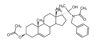 17ξ-Jod-20-(N-acetyl-benzylamino)-17ξ-Δ5-pregnendiol-(3β,20)-acetat-(3) CAS:97692-02-9 manufacturer & supplier