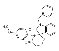 1-Benzyl-3'-(4-methoxyphenyl)spiro(3H-indole-3,2'-tetrahydro-1,3-thiazine)-2,4'(1H)-dione CAS:97692-88-1 manufacturer & supplier