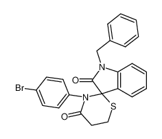 1-benzyl-3'-(4-bromophenyl)spiro[indoline-3,2'-[1,3]thiazinane]-2,4'-dione CAS:97692-94-9 manufacturer & supplier