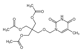 2-(acetoxymethyl)-2-(((5-methyl-2,4-dioxo-3,4-dihydropyrimidin-1(2H)-yl)methoxy)methyl)propane-1,3-diyl diacetate CAS:97694-14-9 manufacturer & supplier