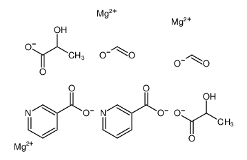 trimagnesium,2-hydroxypropanoate,pyridine-3-carboxylate,diformate CAS:97697-84-2 manufacturer & supplier