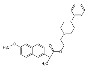 2-(4-phenylpiperazin-1-yl)ethyl (2S)-2-(6-methoxynaphthalen-2-yl)propanoate CAS:97699-76-8 manufacturer & supplier