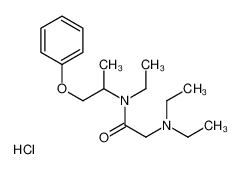 2-(diethylamino)-N-ethyl-N-(1-phenoxypropan-2-yl)acetamide,hydrochloride CAS:97702-97-1 manufacturer & supplier