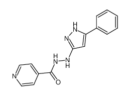 isonicotinic acid N'-(5-phenyl-1(2)H-pyrazol-3-yl)-hydrazide CAS:97706-57-5 manufacturer & supplier